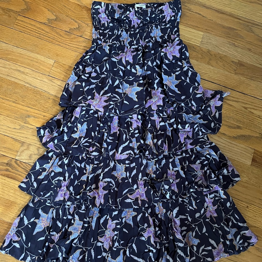 Isabel marant etole 34 or 2 Floral Tiered skirt